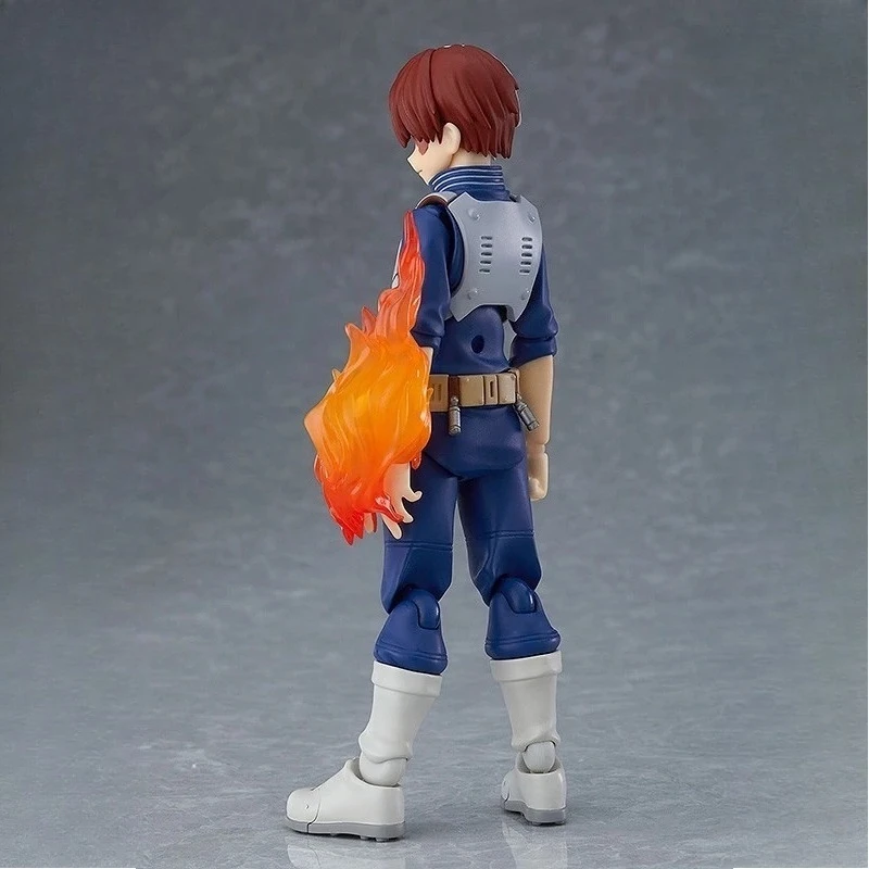 Max Original Figma Series My Hero Academia：Shoto Todoroki Anime Action Figure Assembly Model Toys Collectible Model Ornaments