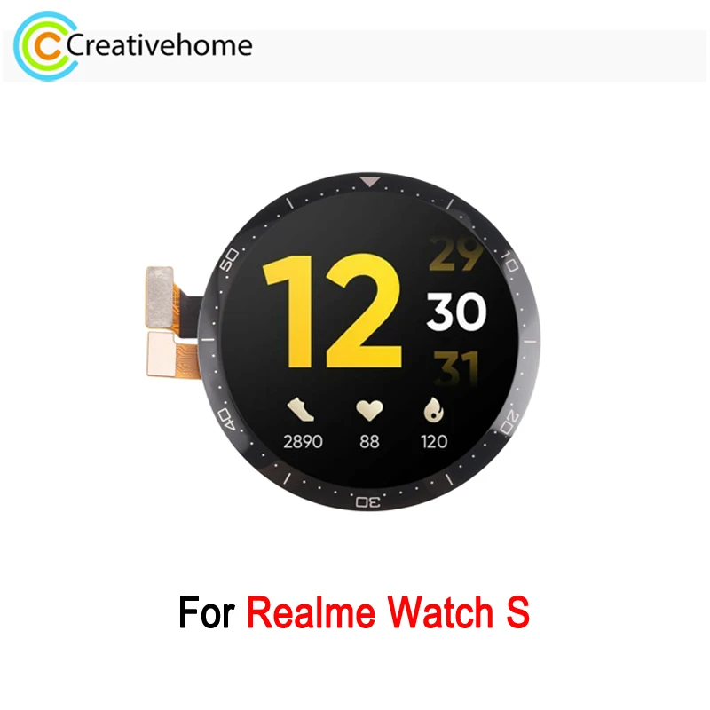 1.3'' AMOLED LCD Screen For Realme Watch S Smartwatch LCD Display with Digitizer Full Assembly Repair Replacement Spare Part