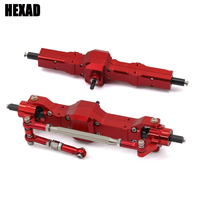 Metal Upgrade Front & Rear Axle Assembly For WPL 1/10 C74 1/16 C14 C24 C34 C54 B14 B24 Feiyu JJRC RC Car Spare Parts