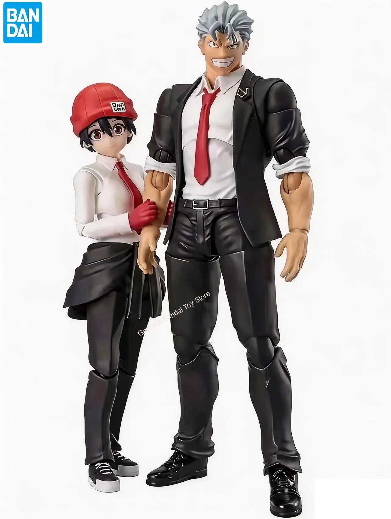 

box Bandai SHF S.H.Figuarts ANDY AND FUKO IZUMO action Figure Finished Model Anime Action Toy Gifts for kids In shock