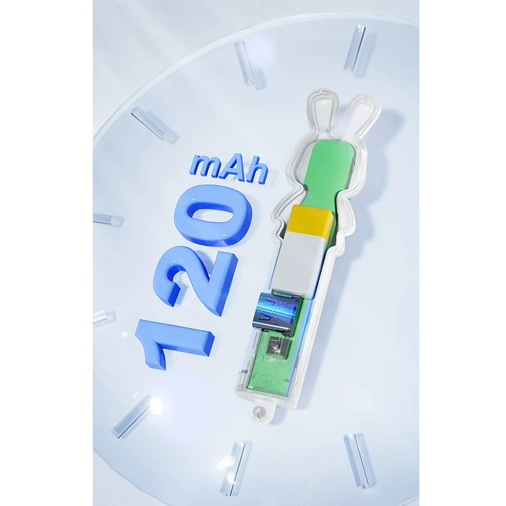 Verstelbare draagbare nageldrogerlamp Sneldrogend Schattig konijnvorm Handheld UV LED-licht 3 LED-verlichting Draagbaar