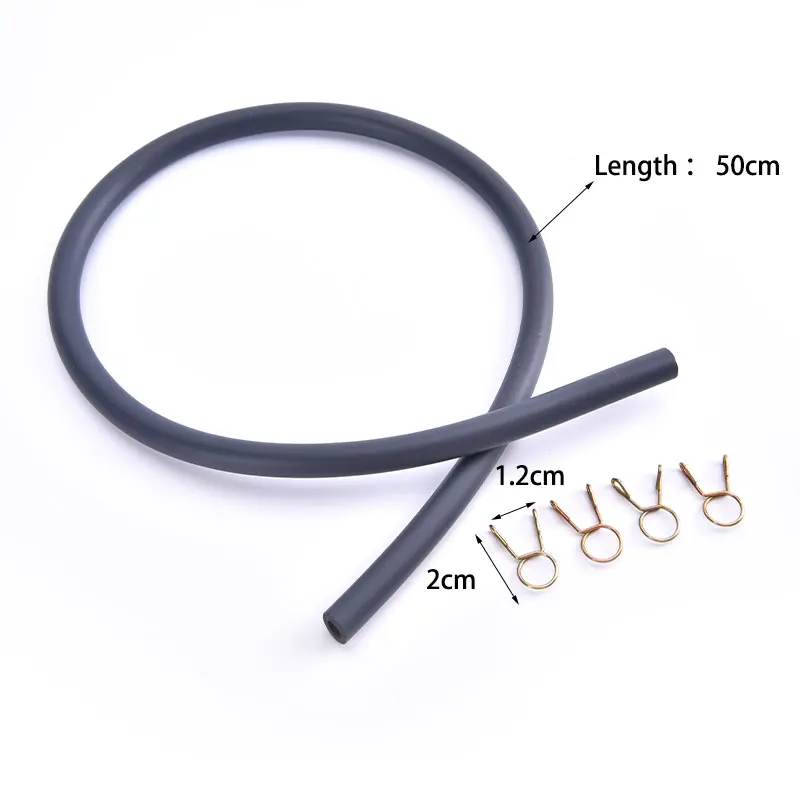

1Pcs Wearable 50cm 4mmx8mm Fuel Tube Hose Line Petrol Pipe For Motorcycle Gas Oil Tube Fits For Most Small Engine