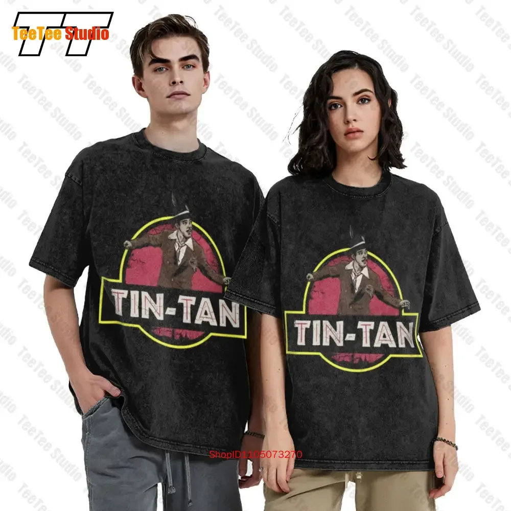 Tin Tan Jurassic Logo Pachuco Cholo Chicano Mexico Vintage Oversized T-Shirt A02Y