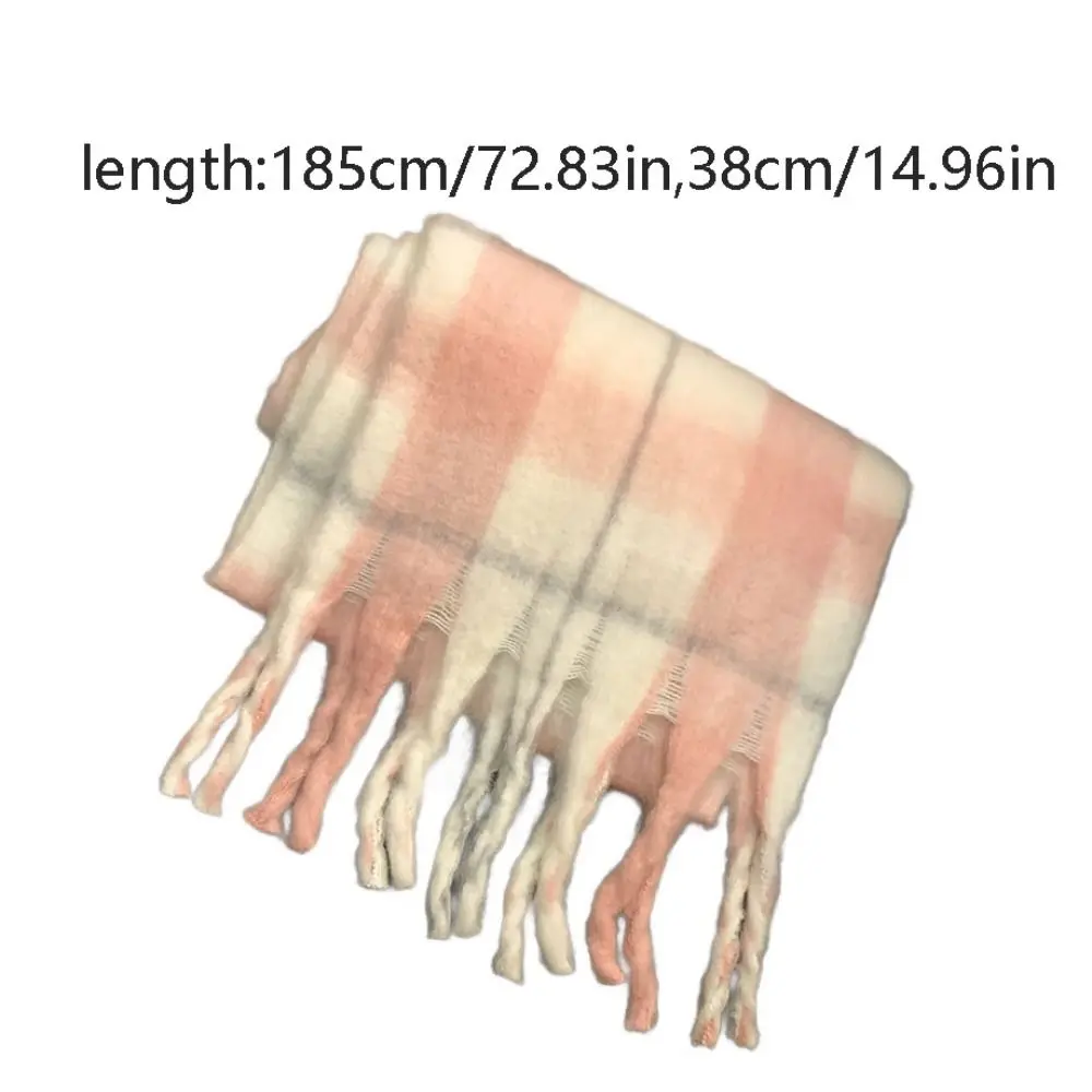 مزاجه متقلب الصوف شرابة وشاح الكورية نمط رشاقته الشتاء أوشحة كشميرية Coldproof الدافئة المرأة شال الخريف