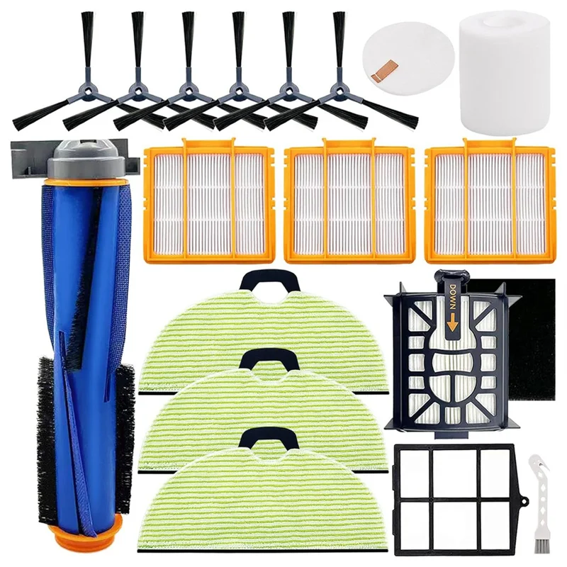 A83G-Replacement Parts For Shark AV2610WA RV2610WA Matrix Plus 2- In-1 Robot Vacuum Cleaner Main Side Brush Filter Mops