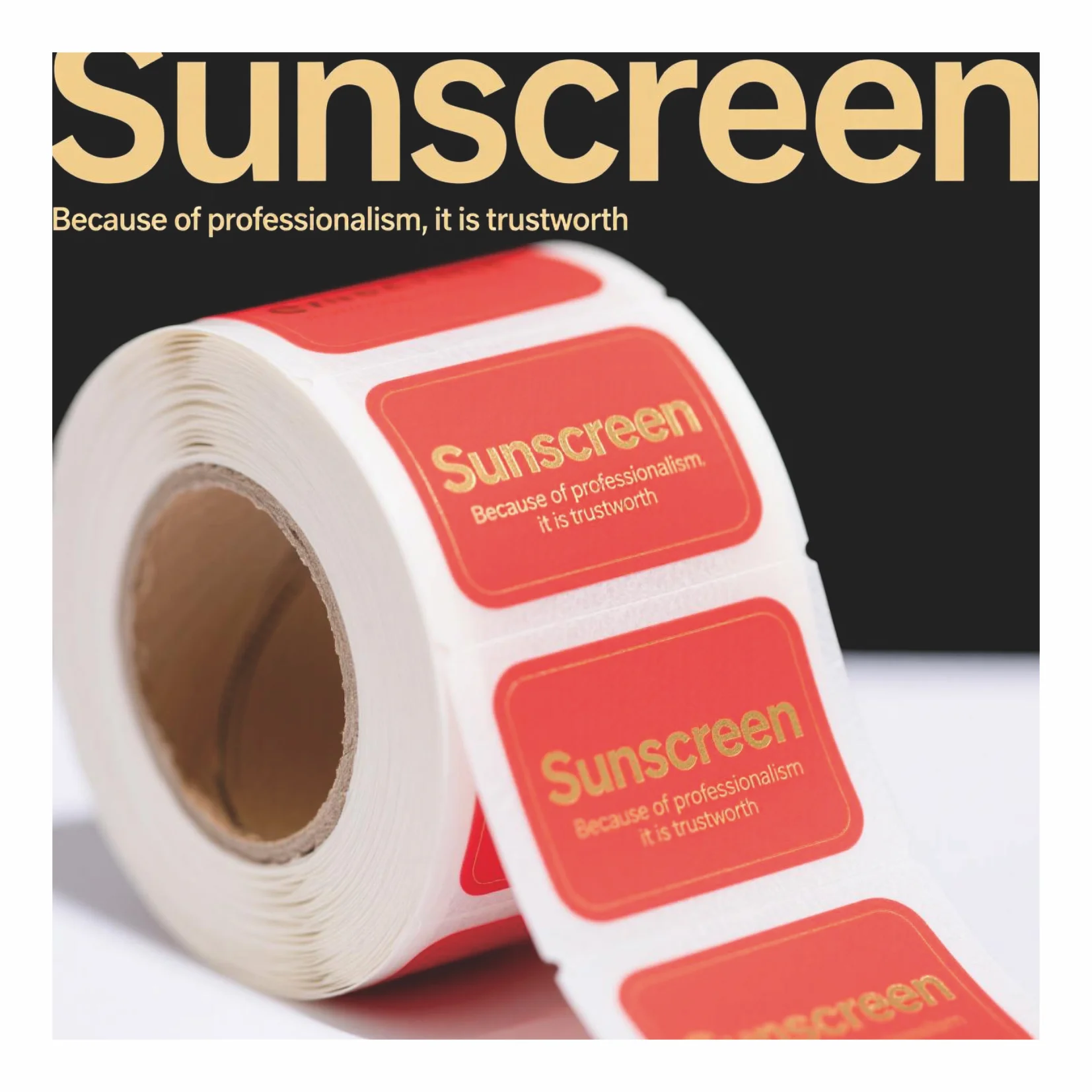 Embossed Holographic Gold Foil Labels For Security And Anti-Counterfeiting Purposes