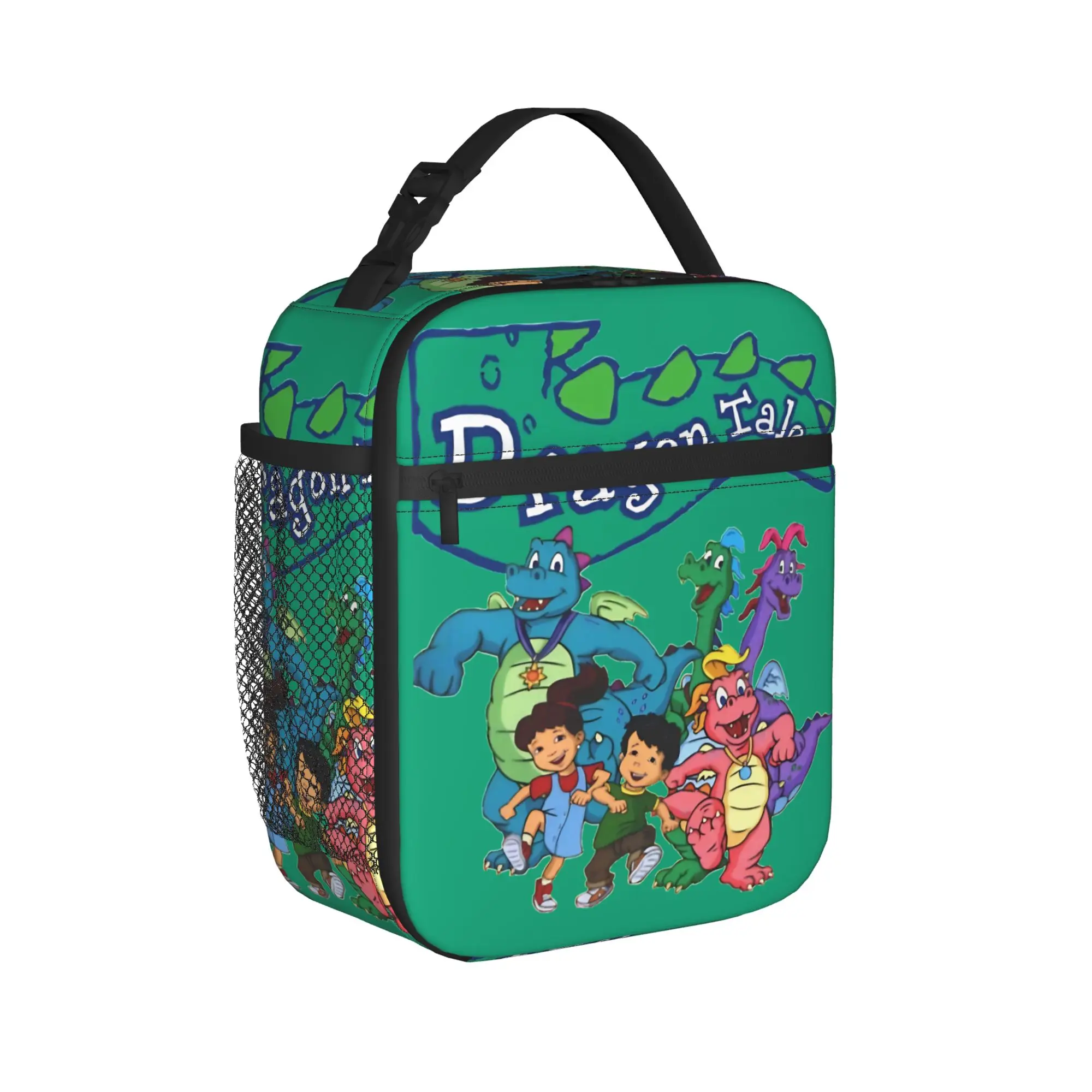 Dragon Tales Graphic Lunch Bag  Leisure Lunch Box For Women Office Convenient Cooler Bag Oxford Graphic Thermal Tote Handbags