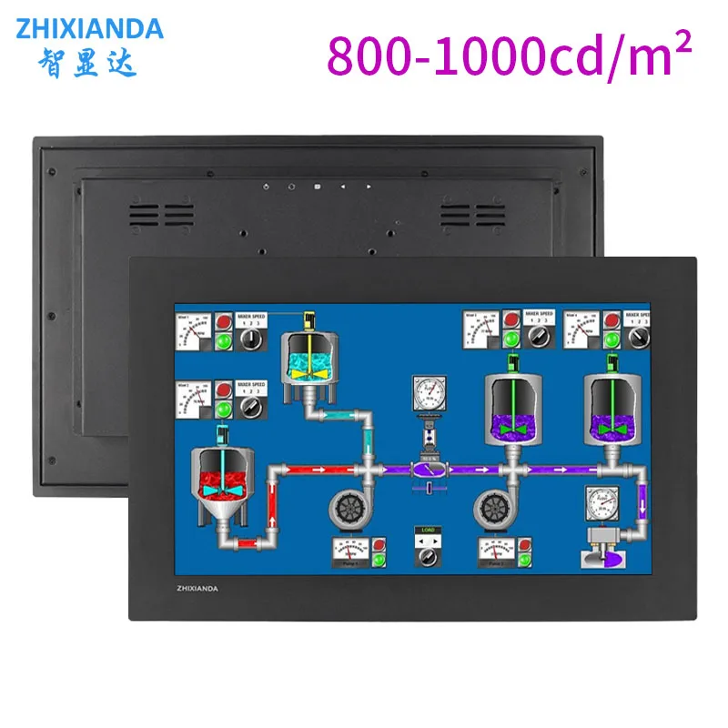 

15.6 Inch 1000NITS 1920*1080 Embedded PCAP Touch Screen Industrial Display Monitor Panel Mount with HDMI/VGA/DVI for Outdoor