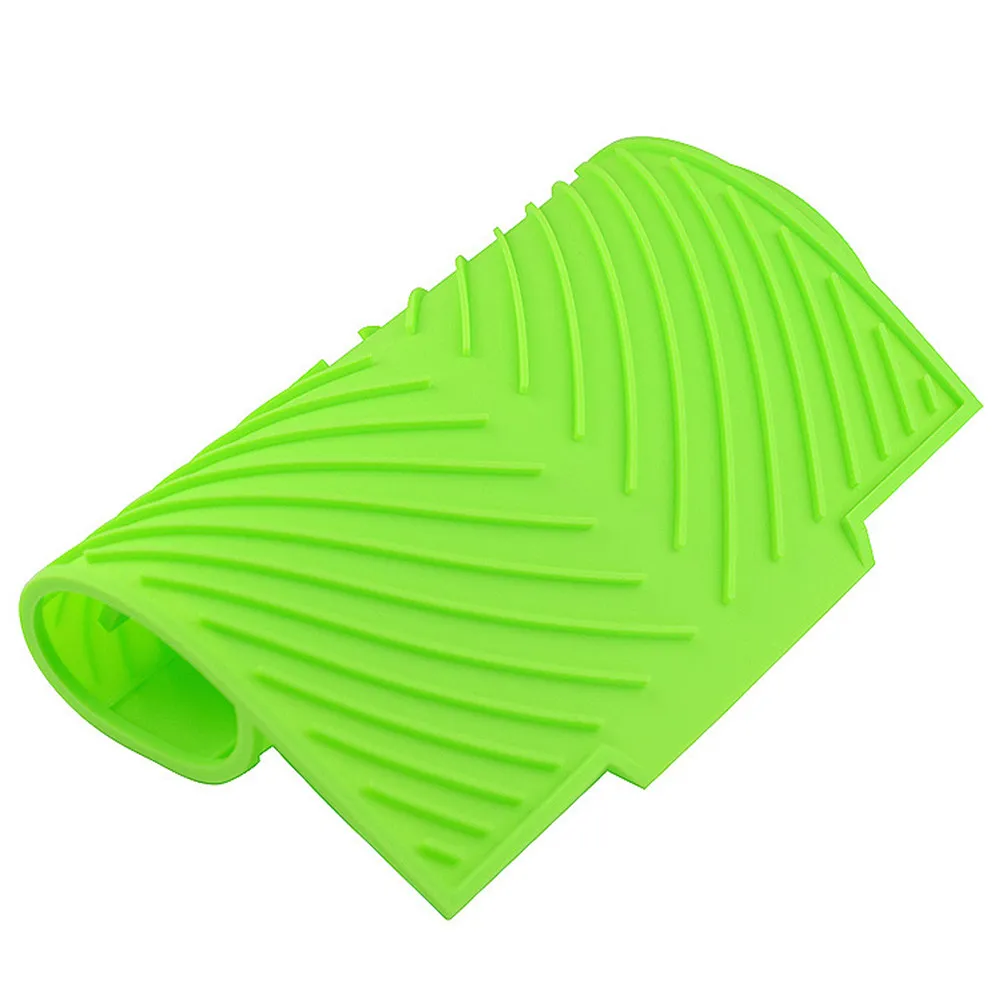 

Силиконовый коврик для сушки посуды, термостойкий от -40 до 230 градусов, нескользящий, антибактериальный, кухонный аксессуар для раковины, столешницы, посудомоечной машины