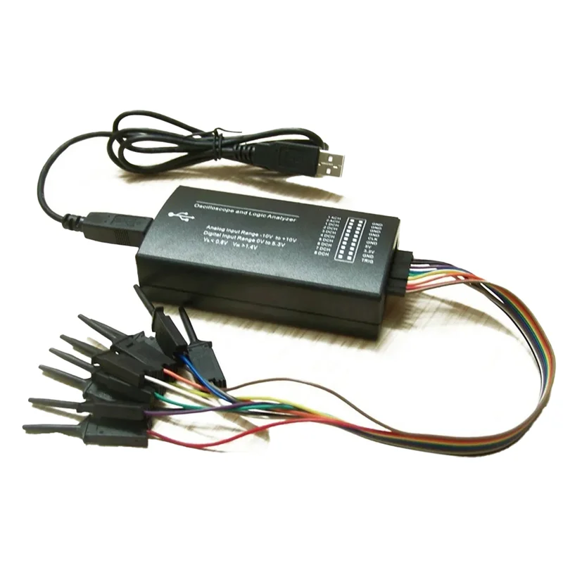 J1UL1N LHT00SU1 Wirtualny oscyloskop Analizator logiczny Wielofunkcyjny, pełnozawodny generator sygnałów o maksymalnej częstotliwości próbkowania 16 MHz