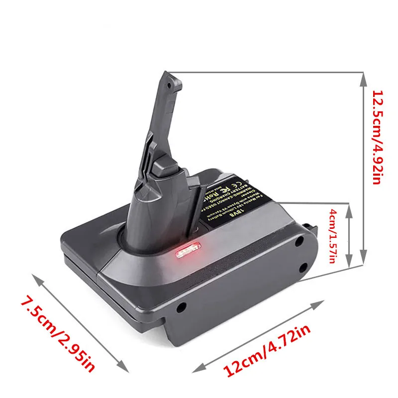 NEW Adapter for Makita 18V Li-ion Battery BL1850 BL1815 BL1830 Convert To for Dyson V7 V8 Battery for Dyson Vacuum Cleaner Use