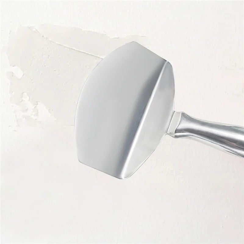 لحم الخنزير-للمسة نهائية للحوائط الجافة دلو من الفولاذ المقاوم للصدأ مغرفة على شكل قوس مجرفة سكينة معجون مكشطة للجدران الجافة وأداة الجص