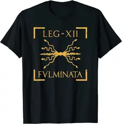 Legio XII Fulminata Thunderbolt Emblem Roman Legion T-Shirt. Summer Cotton O-Neck Short Sleeve Mens T Shirt New S-3XL