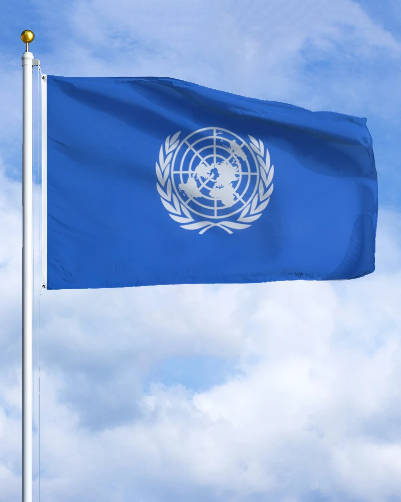 60×90 90x150 120×180CM United Nations UN Flag Polyester Printed Banner Tapestry For Decor