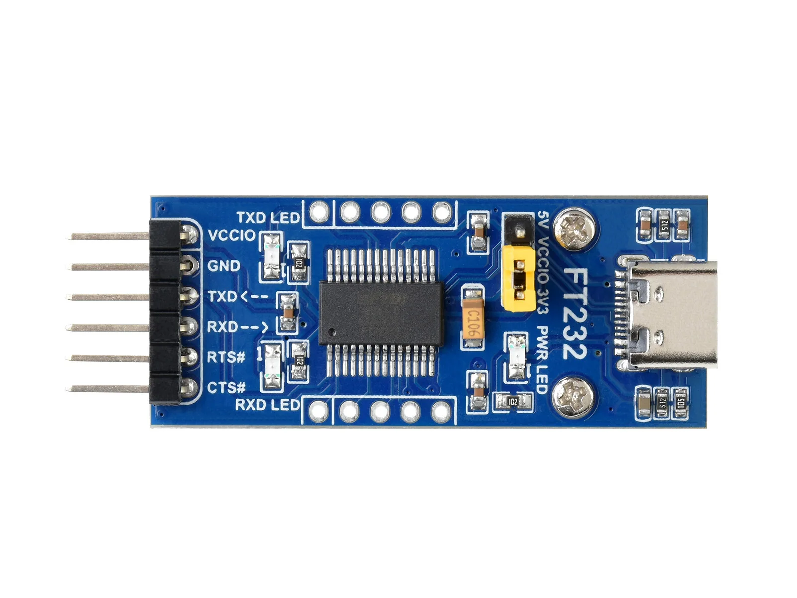 Placa UART USB FT232 (tipo C), módulo de comunicación FT232 USB a UART (TTL), conector USB-C
