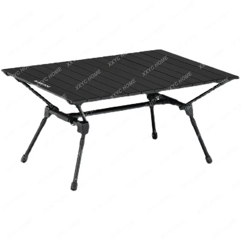 Outdoor Folding Table Portable Egg Roll Table Lightweight Picnic Camping Storage Table Beach Table Leg Detachable