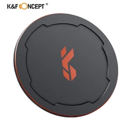 K & F Concept-Tapa de lente de cámara magnética de Metal, solo es adecuada para filtros magnéticos K & F Concept 49/52/55/58/62/67/72/77/82mm