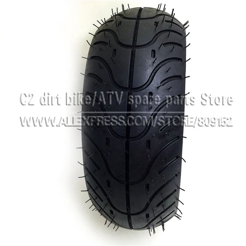 90/65-6.5 بوصة دراجة الجيب الإطارات الأمامية سباق صغير إطار دراجة هوائية لايحتاج فراغ ل 47cc/49cc 2 السكتة الدماغية تبريد الهواء دراجة نارية صغيرة