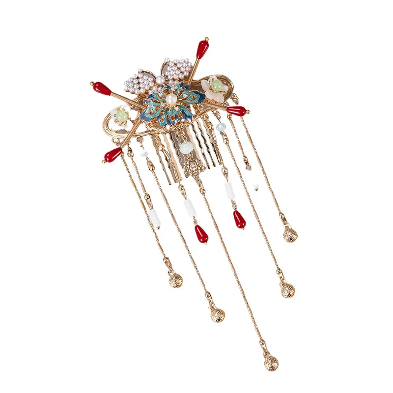 bridal-retro-atmosphere-fengtai-bell-pressed-blue-fringed-hair-accessories-temperament-bridal-wedding-headgear
