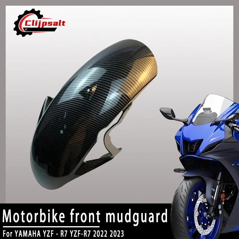 

Motorcycle Accessories Front Fender Splash Mudguard Mud Guard For YAMAHA YZF - R7 YZF-R7 2022 2023 ABS Carbon Fiber