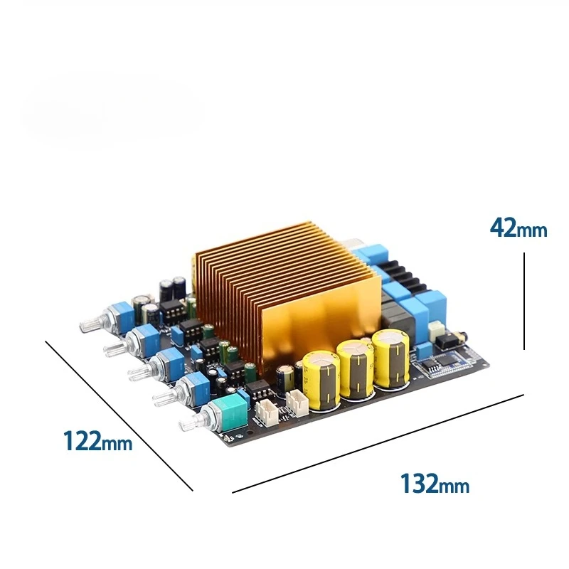 TPA3255*2+QCC3084 Bluetooth 5.4 HIFI 2.1 Subwoofer Verstärker Bord 300W*2+600W mit PCM5102A Dekodieren 96K LDAC 24V-48V
