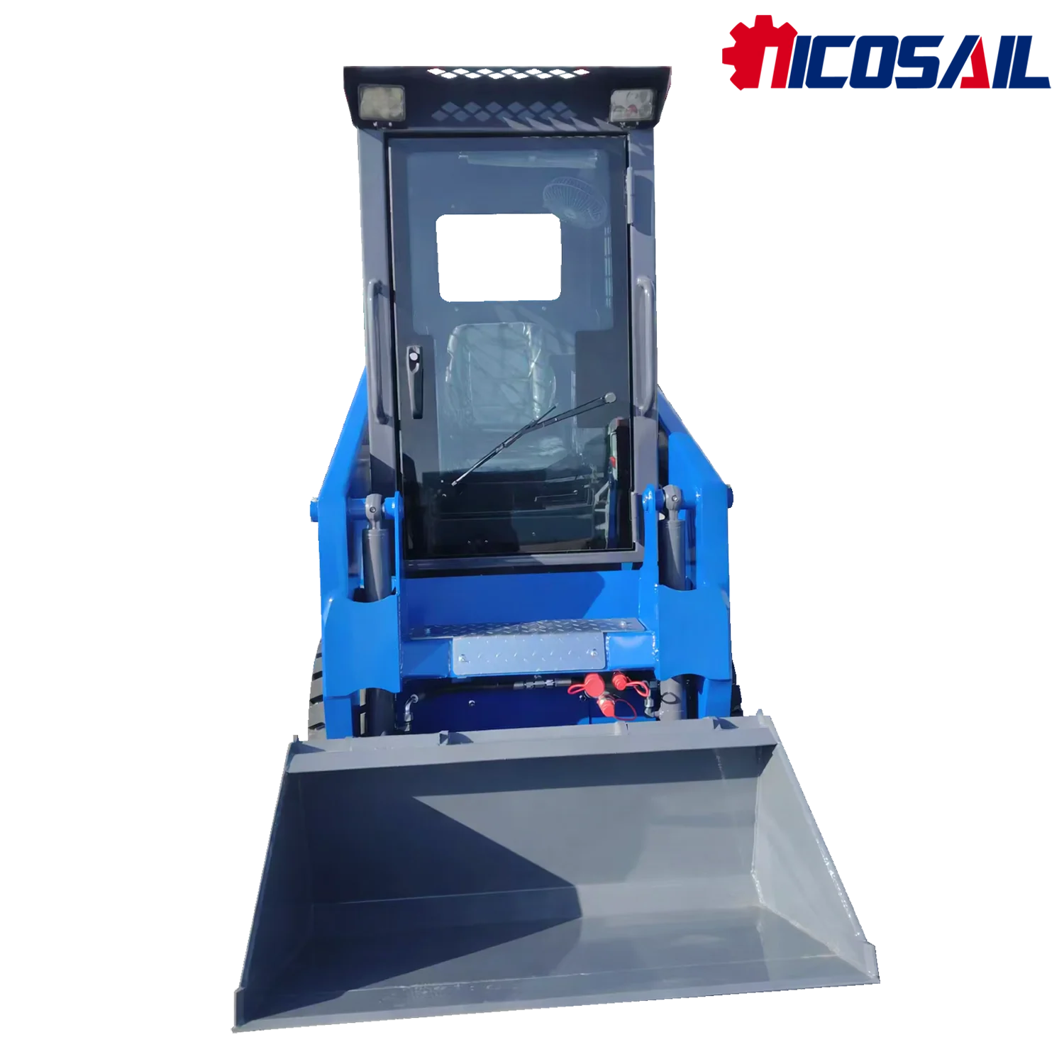 

Mini skid loader, Model 1300kg, with cab, mini wheel loader for sale, skid loader