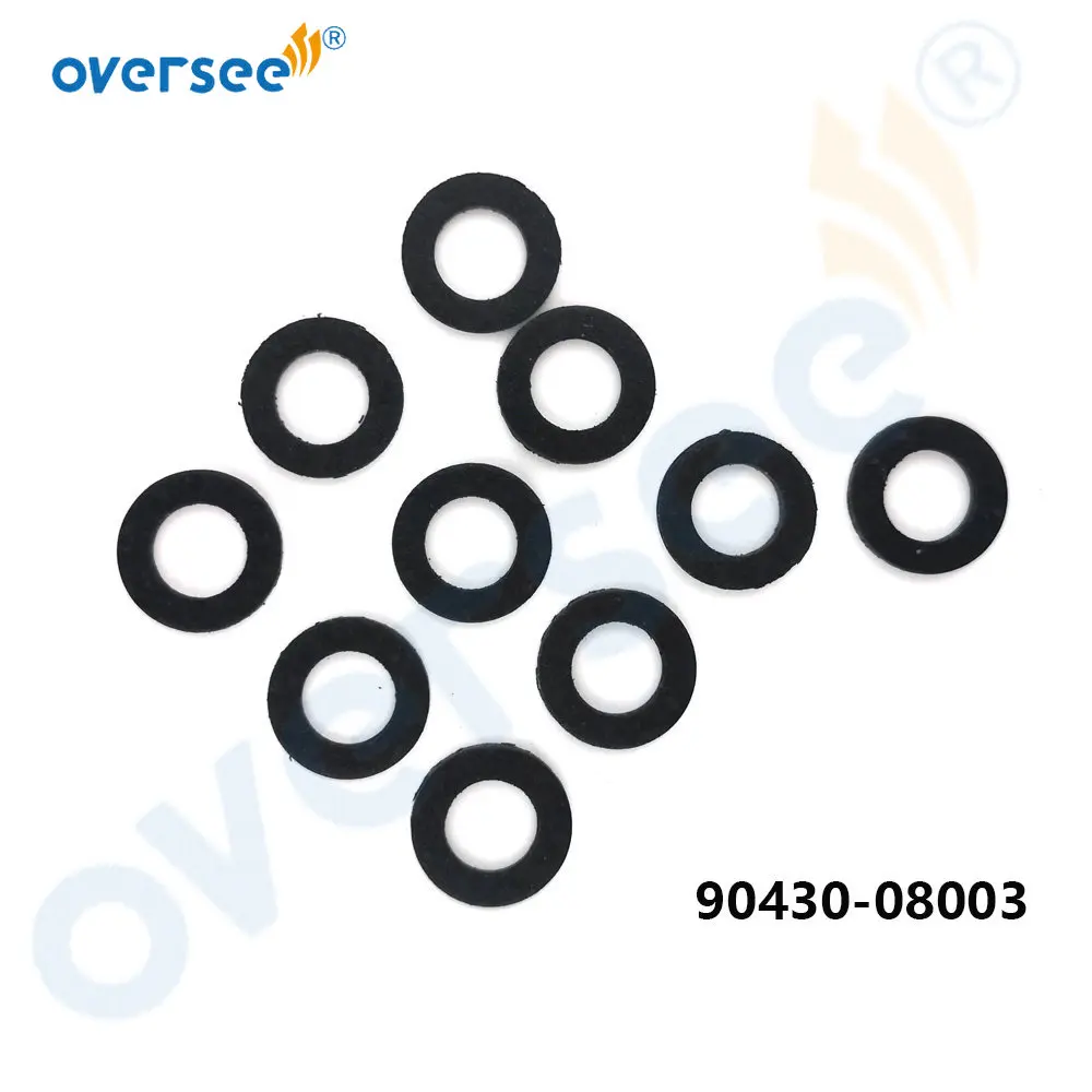 10pcs 90430-08003 For YAMAHA Outboard Lower Unit Oil Drain Gasket 90430-08020-00