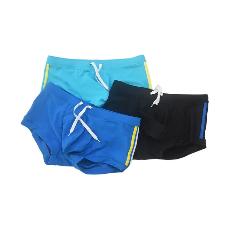 Men Swim Briefs Swimsuit Sexy Gay Penis Pouch Swimwear Surf Board Wear Beach Shorts Swimming Trunks Low Rise Bathing Bikini