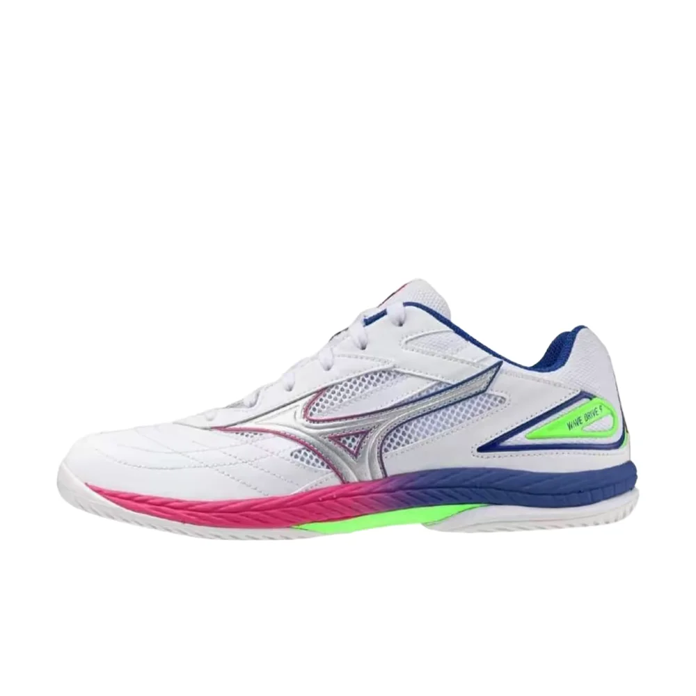 Mizuno WAVE DRIVE 9 Unisex Casual Shoes  Silver, Slip-Resistant, Wear-Resistant, Comfortable & Durable 81GA220564