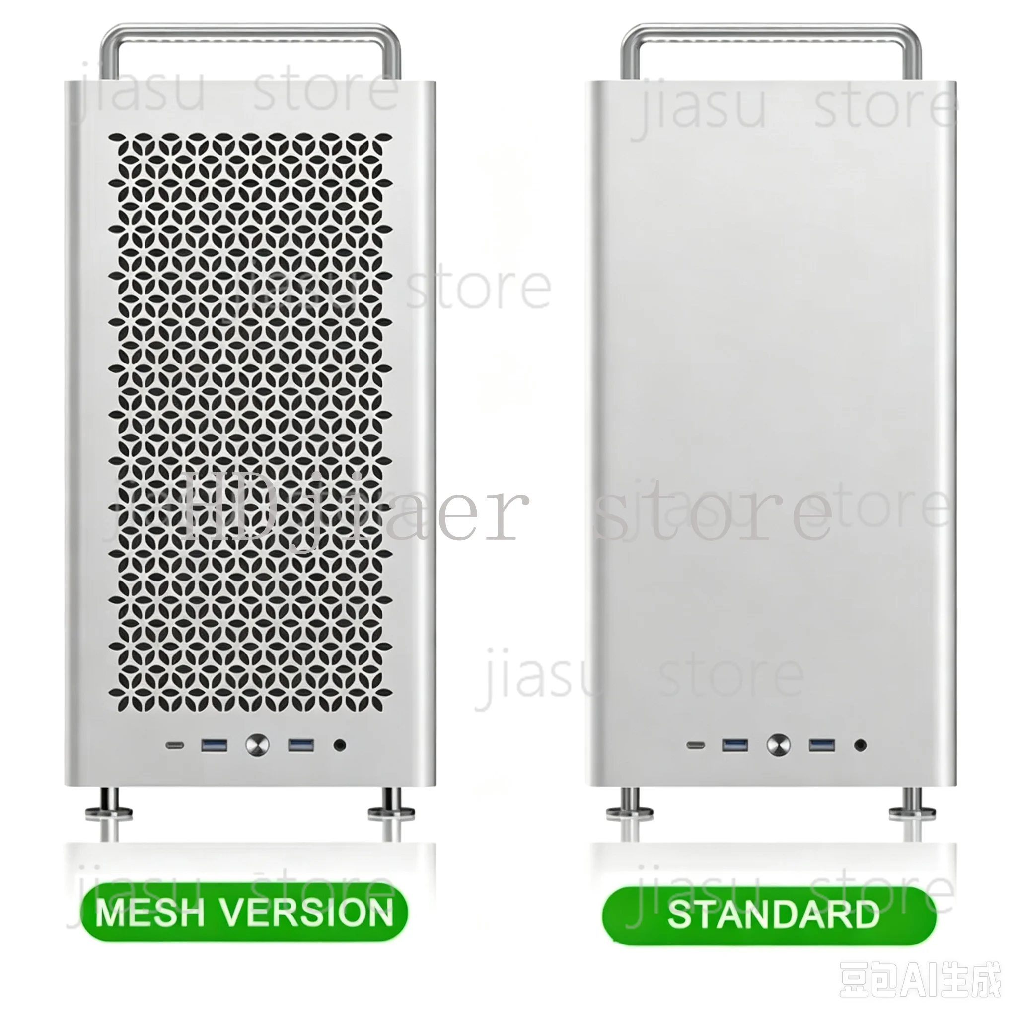 هيكل كمبيوتر B2Pro MATX مصنوع - مراجعة Case Mesh Panel وسعره