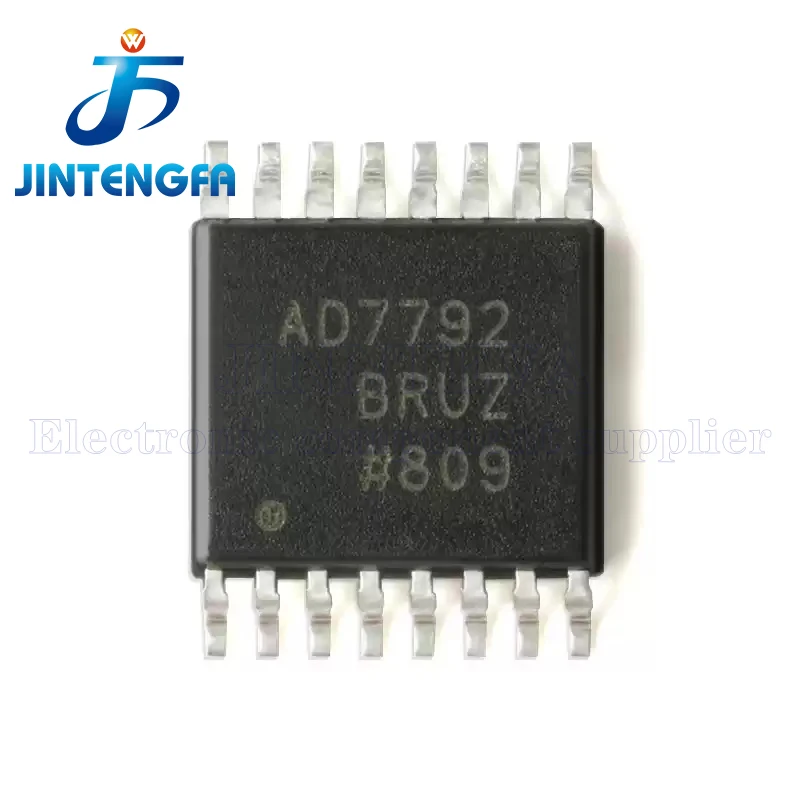 AD7792BRUZ-REEL AD7792BRUZ AD7792BRU AD7792 TSSOP-16 Analog to Digital Converters - ADC 2 Channel 16-Bit SD ADC SMD IC