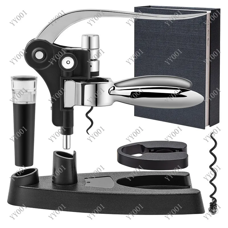 Creative Rabbit Ear Wine Corkscrew Set 4/5/6 Pcs Elegant Gift Box Wine Tools