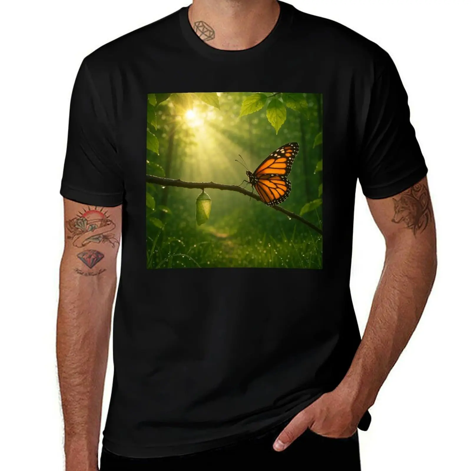 

6104 Emerging From Fear T-Shirt blacks Funny t-shirts shirts graphic tee T-shirts for men cotton