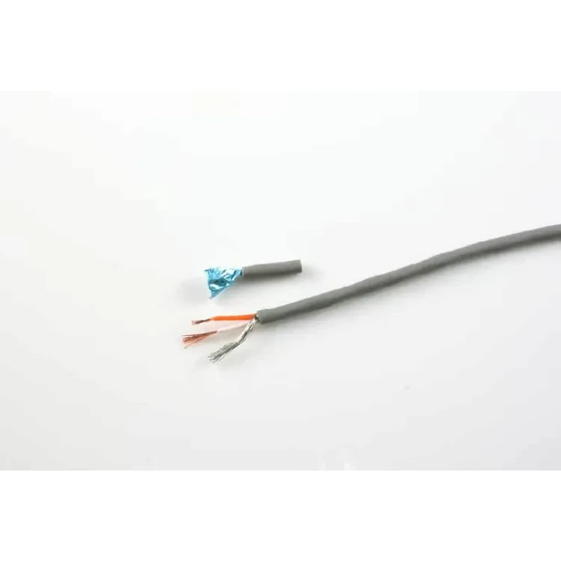2PCS Double heart shielded cable OFC oxygen-free copper 4N with DuPont plug