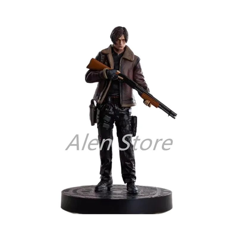 33cm Biohazard Leon S. Kennedy GK PVC Action Figure Biohazard Game Leon Anime Figure Statue Model Toys Collection Doll Gift