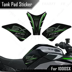 3M Motorcycle Fuel Tank Pad Stickers Protector Anti Slip Decals Accessories For Ninja 1000SX Z 1000SX Ninja 1000 SX 2017-2024