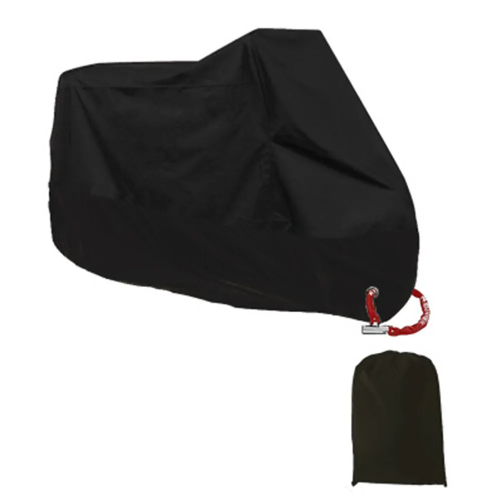 

Motorcycle Cover Waterproof Uv Protective Dust Snow Resistant Outdoor Indoor Storage Bag Universal Fit Double Stitched