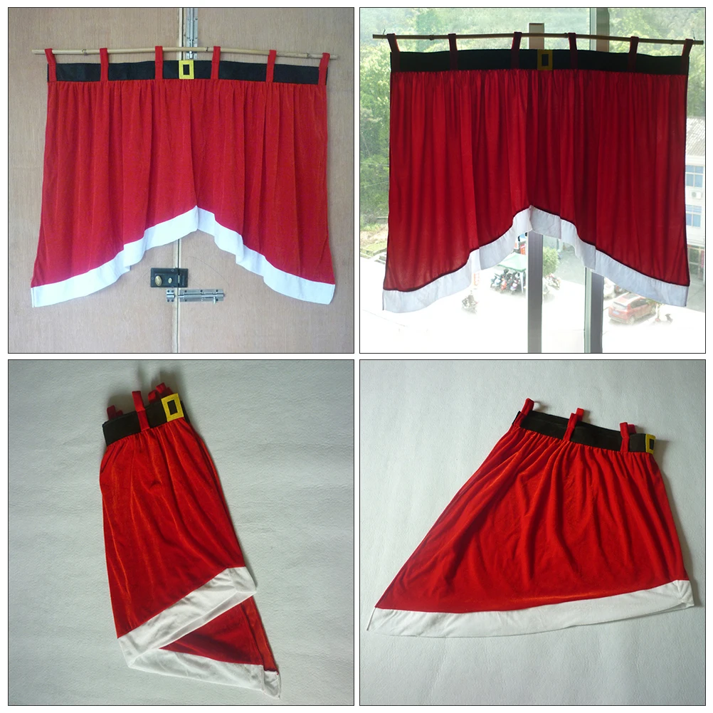 

Christmas Curtain Decorative Window Drapery Beautiful Diffused Light Resistant Fade Bedroom Kids Room Nursery Living