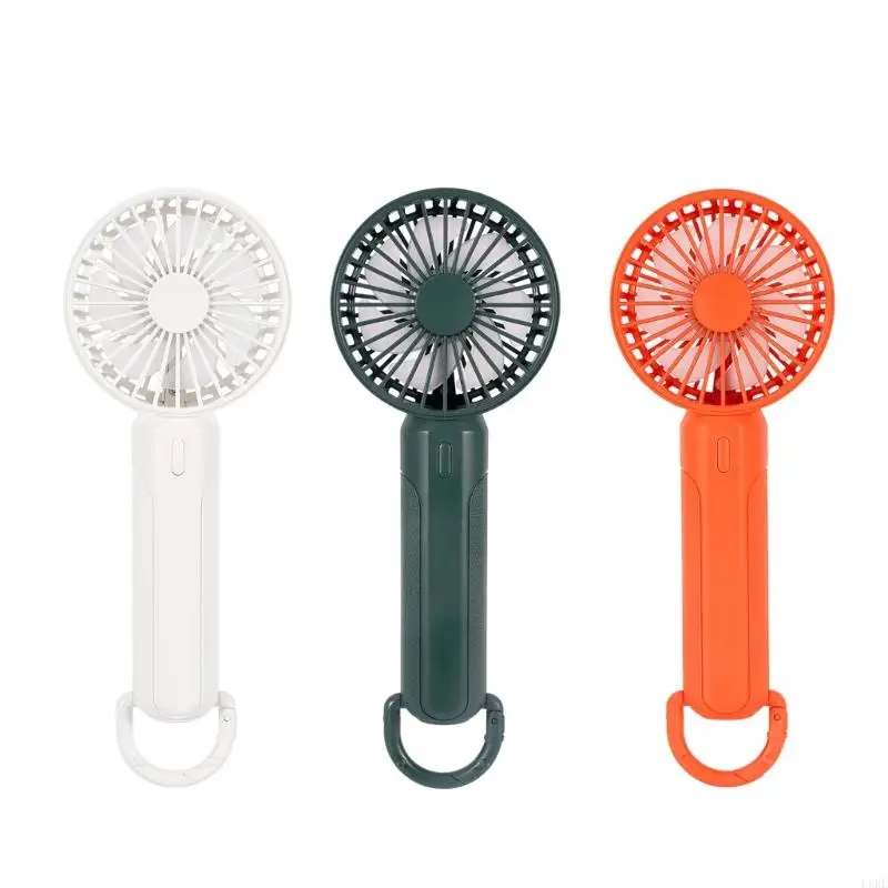 Ventilador portátil L8re Mini con ventilador portabilidad pequeño luz LED ventilador recargable