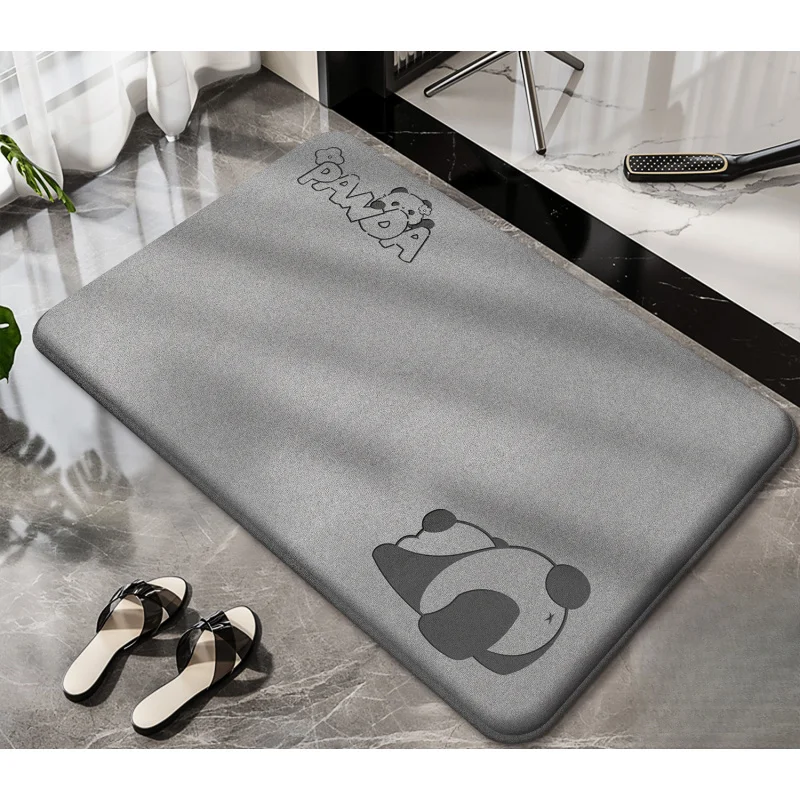 

2025 Bathroom Absorbent Mat, Memory Foam Non-Slip Toilet Rug, Thickened Entrance Door Mat for Shower