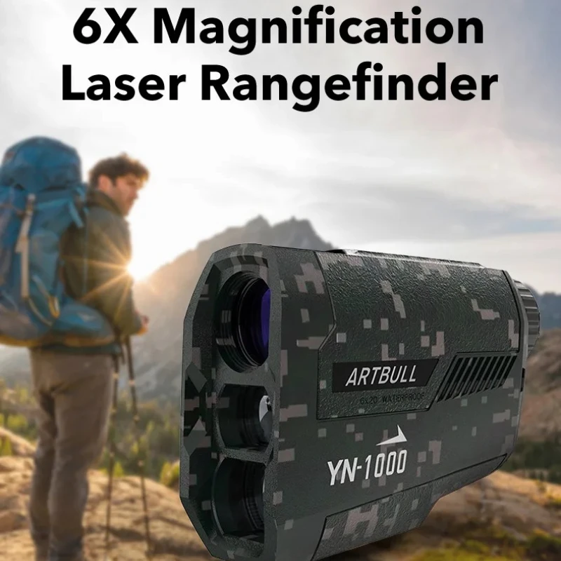Utility YN‑1000 High‑Accuracy Laser Rangefinder Handheld Distance Height Angle Measuring Tool Outdoor Shooting