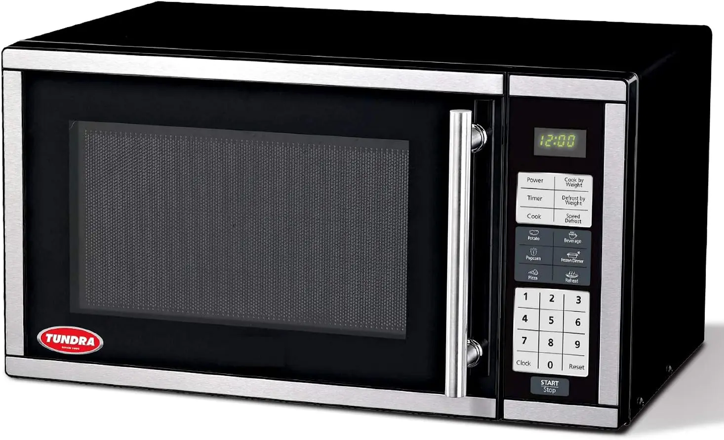 Horno microondas para camión serie TUNDRA MW, horno de encimera para camión RV duradero de 120V con capacidad de 20L/0,7 pies, 6 programas de cocción automática