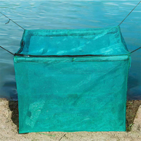 Lawaia Fish Net Cage Netting Fish Breeding Cage with Cover Crayfish Network Stake Net Pond Fish Farming Aquaculture Small Mesh