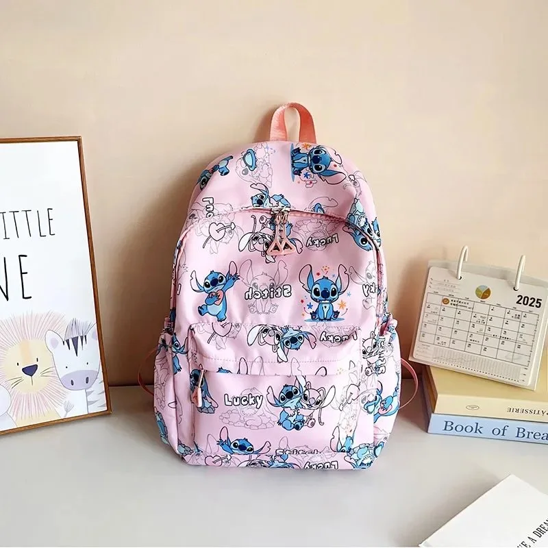 Neue Disney cartoon Stich und Engel Rucksack tasche Kindergarten schule tasche dame Rucksack