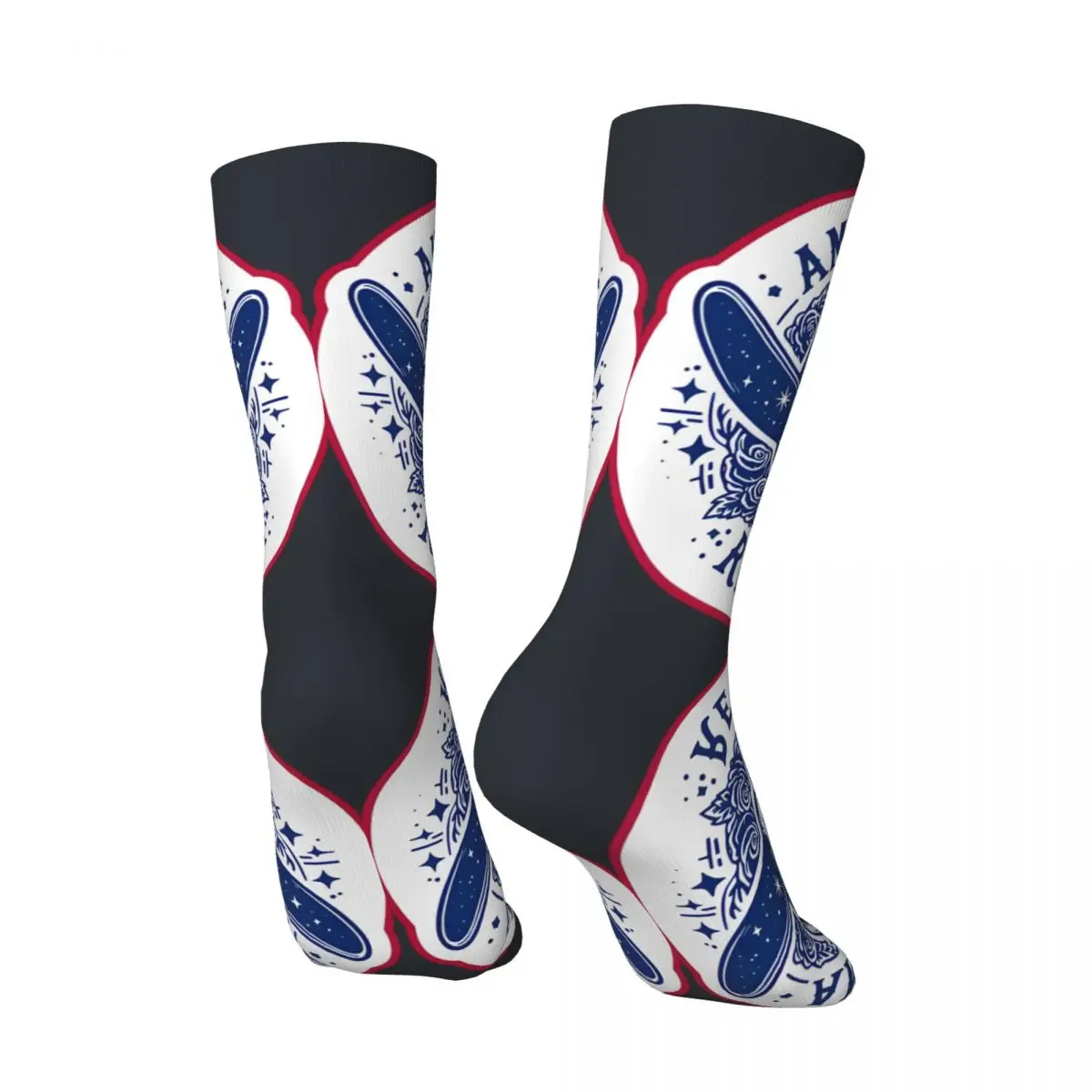 Vintage Ameriican Requiem Men's compression Socks Unisex take america back Harajuku Seamless Printed Novelty Crew Sock