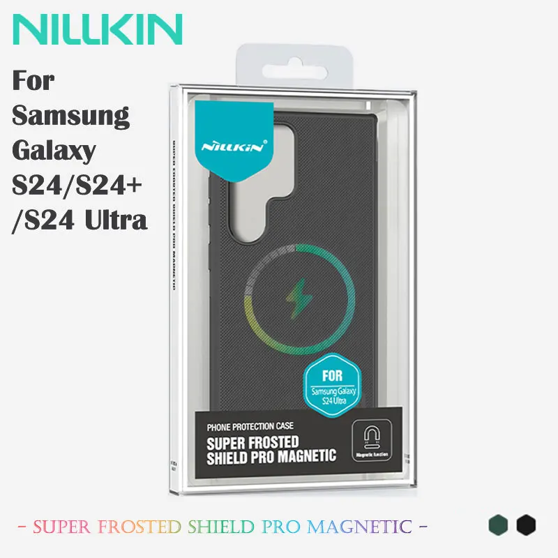 Чехол NILLKIN Super Frosted Shield для Samsung Galaxy S24/S24+/S24 Ultra, противоскользящий, против отпечатков пальцев, точное посадкость, износостойкий Чехол NILLKIN Super Frosted Shield для Samsung Galaxy S24/S24+/S24 Ultra, противоскользящий, против отпечатков пальцев, точное посадкость, износостойкий