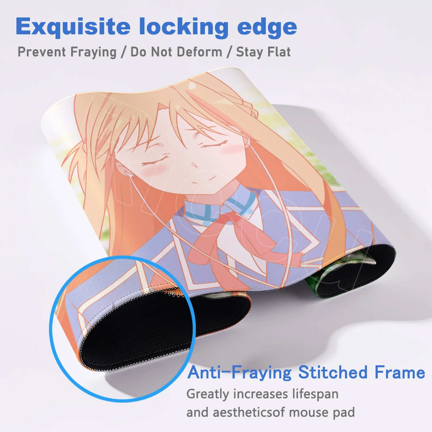 أنيمي العديد من خلفيات رائعة السيف الفن على الانترنت ساو ماوس الوسادة جميلة Asuna ماوس الوسادة عدم الانزلاق مقاومة للاهتراء لعبة الحصير مكتب كبير #5