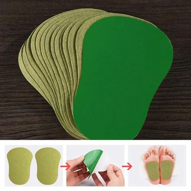 Foot Medical Plaster Detoxify Toxin Help Sleeping 30pcs Wormwood Foot Detox Foot Sticker Patch Herbal Hot Compress Relaxing