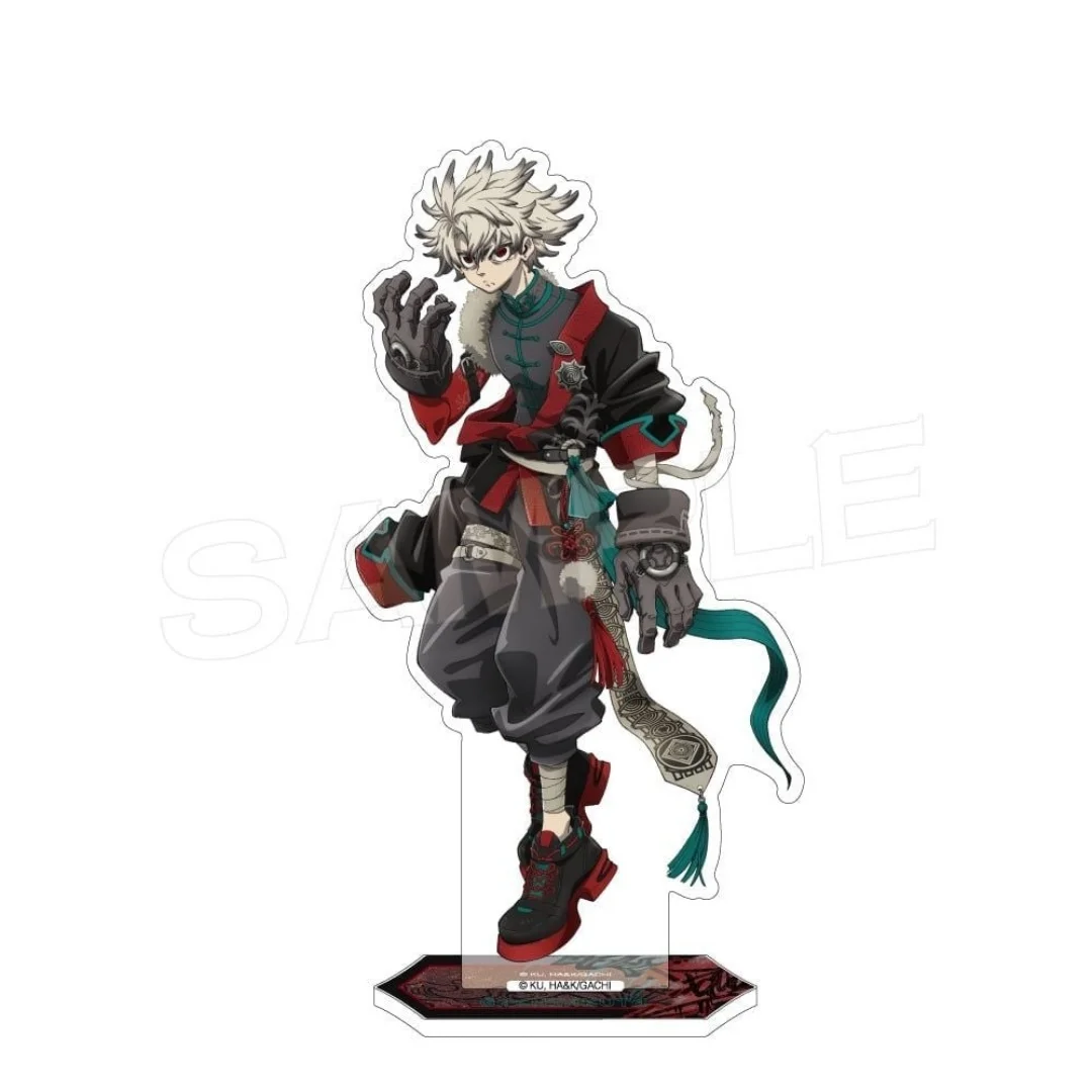 Hot Anime 15cm Acrylic Stand Keychain Gachiakuta GACHI Rudo Zanka Enjin Character Board Standing Sign Desktop Ornament Gifts