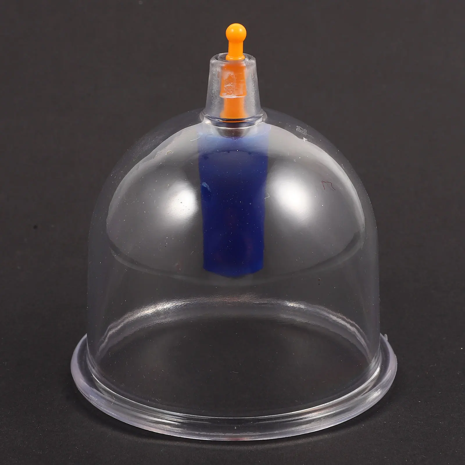 

1 Set Vacuum Cupping Jar Thickened Transparent For Home Use Muscle Relaxation Blood Flow Improvement Durable Body Care Massage